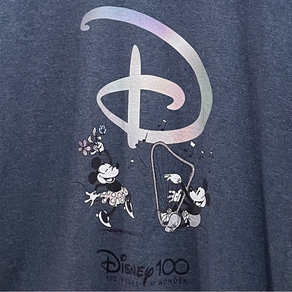 Disney Mickey and Minnie Port & Company 100th Of Wonder Celebration T-Shirt XL. - Picture 10 of 12